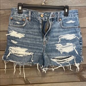 America Eagle Curvy 90s boyfriend distressed short  - size 10